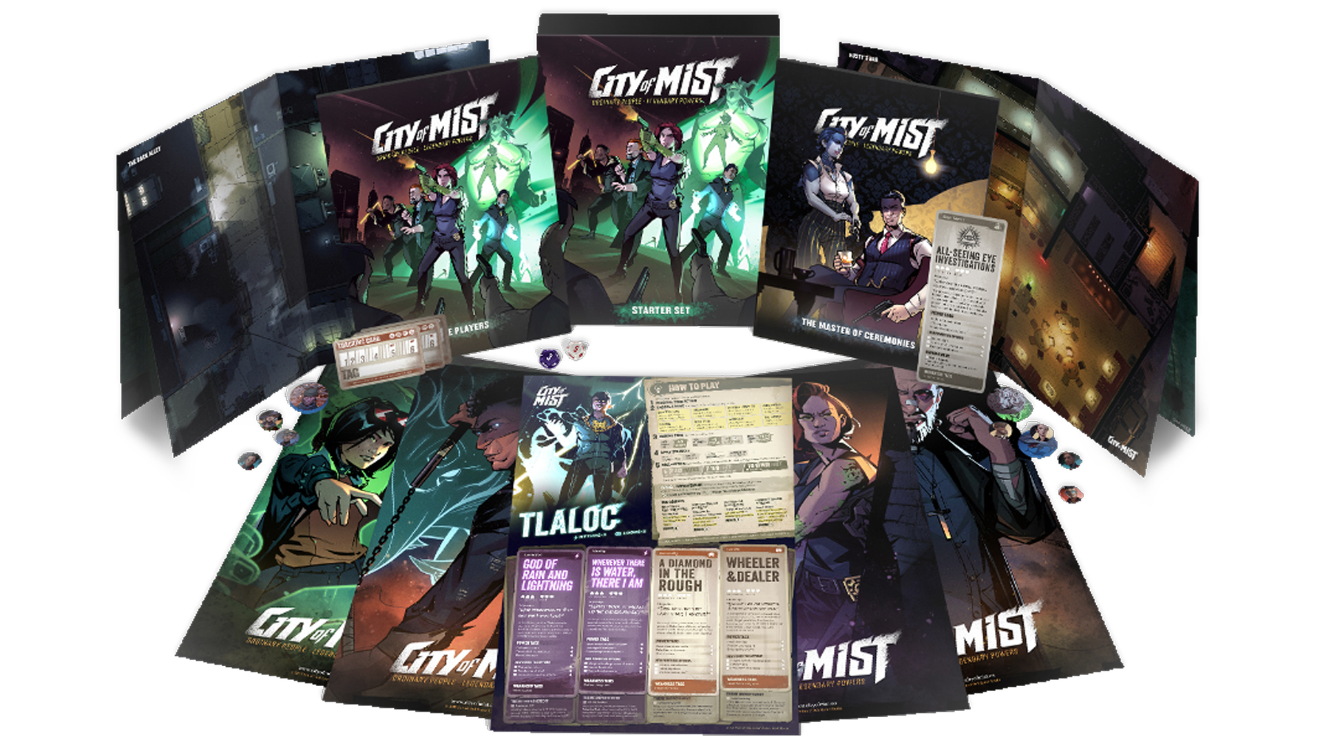 City of Mist, the tabletop RPG about modernday myths, has a new starter set Dicebreaker